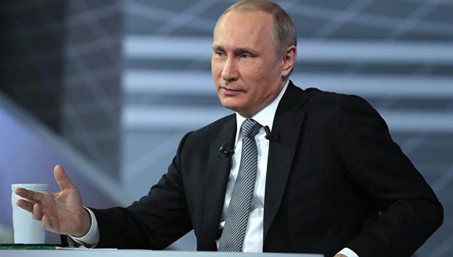 Сегодня Владимир Путин ответит на вопросы россиян в формате прямой линии