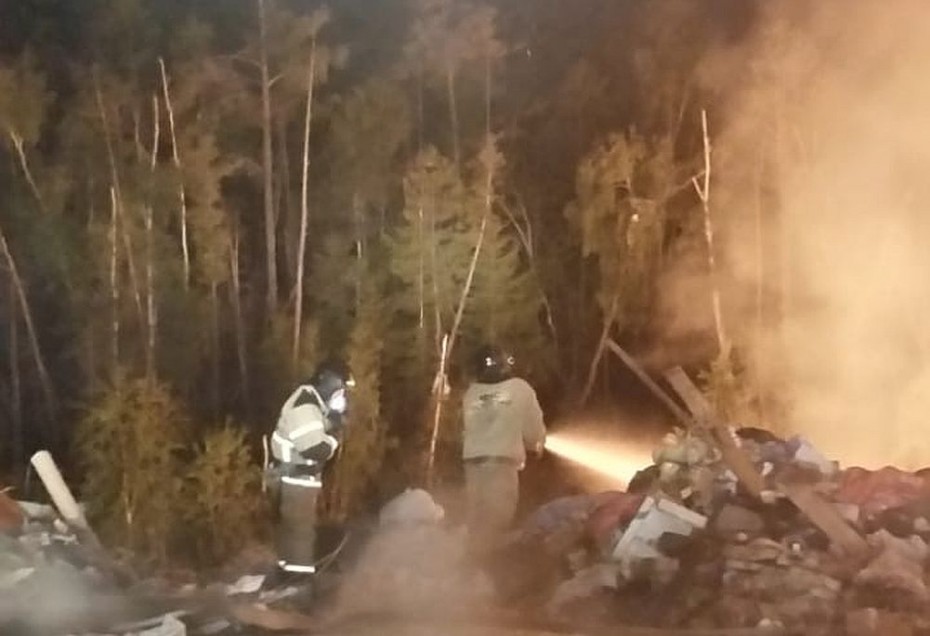 Мэрия Якутска: Возгорание мусора на городской свалке ликвидировано