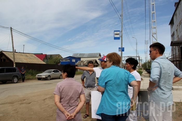 В Якутске закрыли проезд по улице Тимирязева