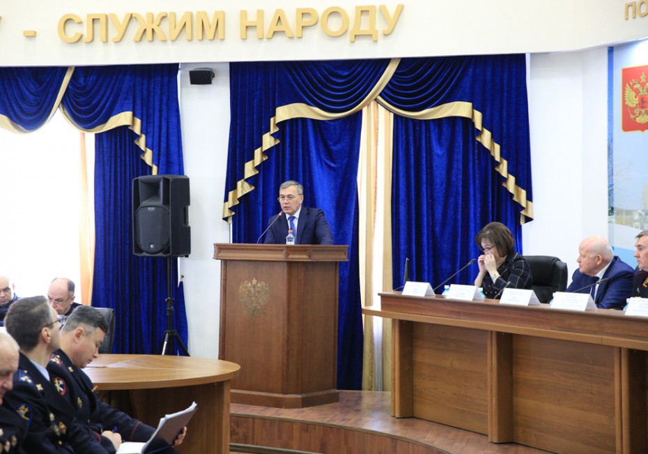 Афанасий Владимиров принял участие в расширенном заседании коллегии МВД по Якутии