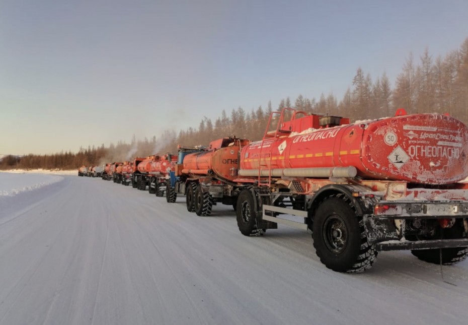 509 тысяч тонн топливных ресурсов доставлено в районы Якутии