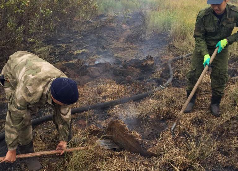 На территории Якутии действует 125 природных пожаров
