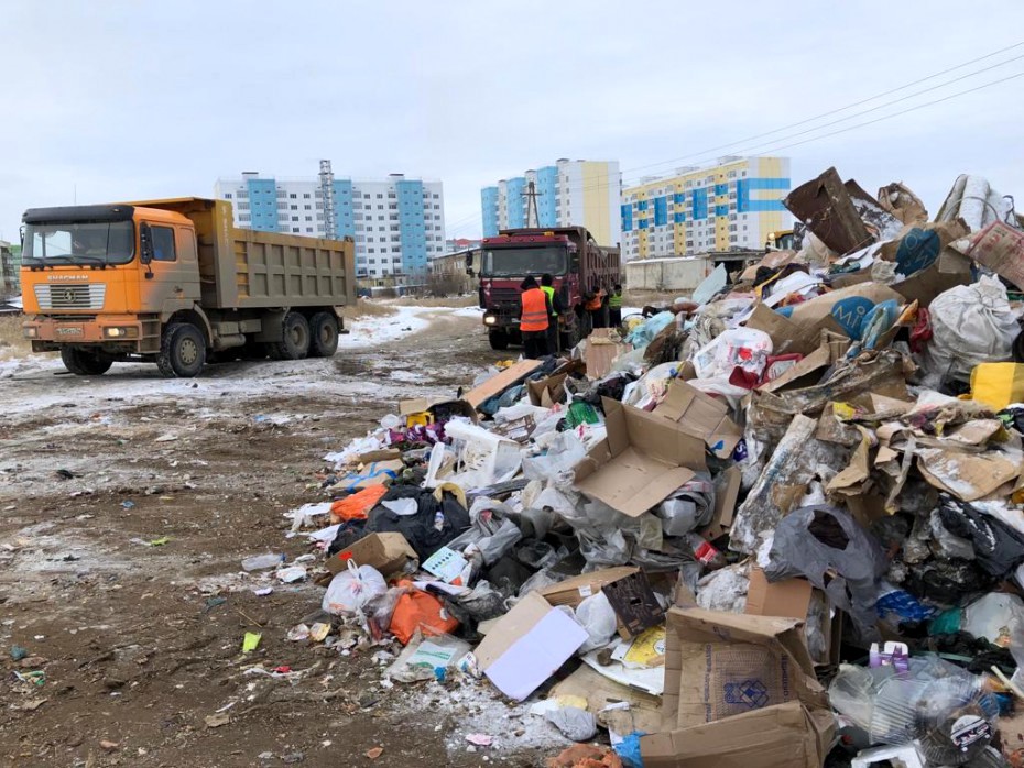 Власти города Якутска усилят контроль за уборкой мусора